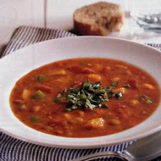 Pinto Bean, Tomato and Butternut Squash Soup