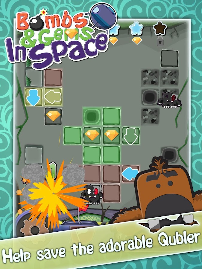    Bombs and Gems in Space- screenshot  