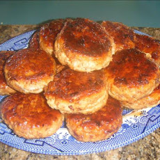 Honey Soy Glazed Chicken Burgers/Rissoles