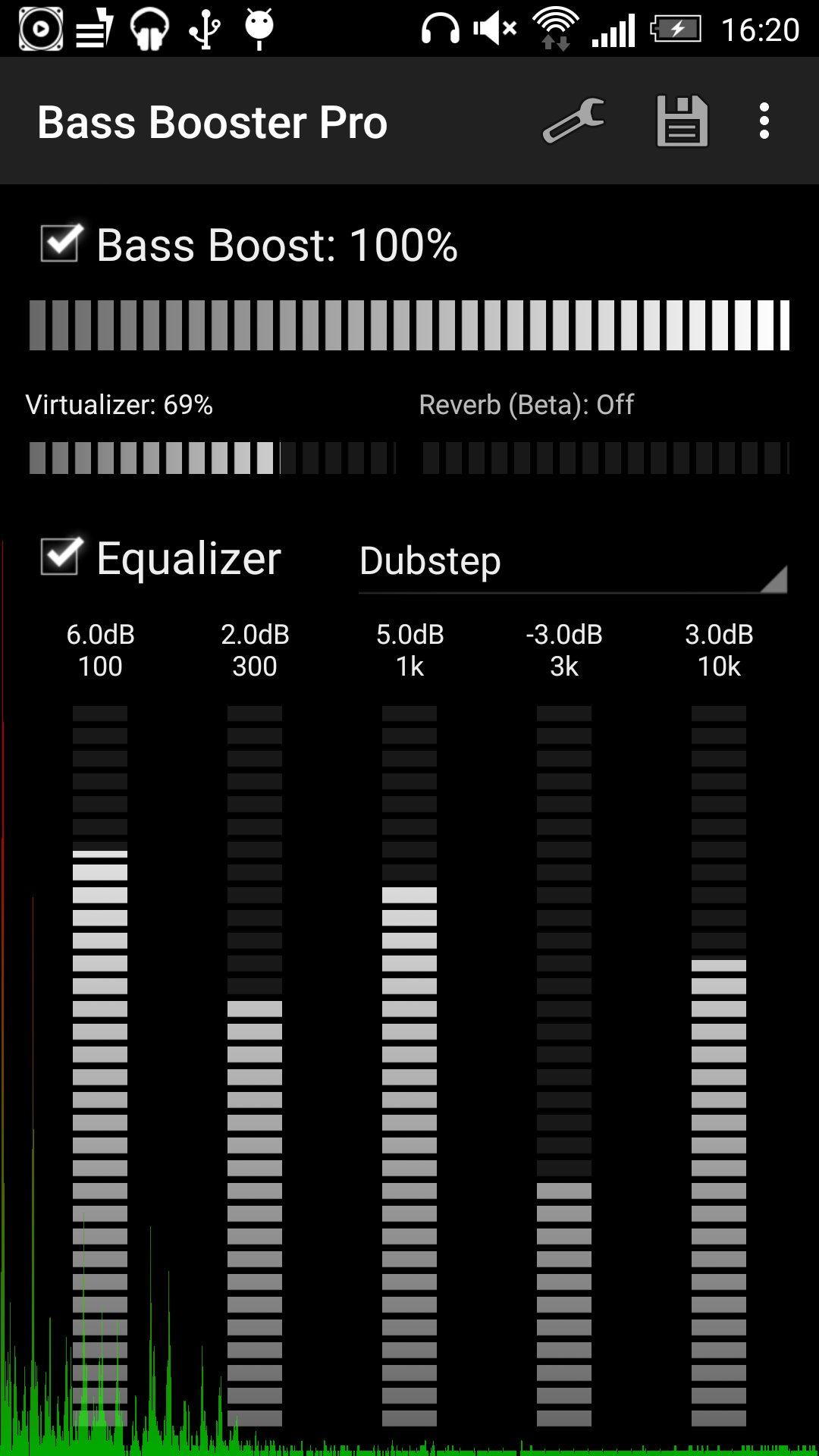 Android application Bass Booster Pro screenshort
