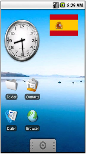 Widget de Bandera Espanola