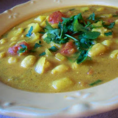 Moroccan Spiced Chickpea or Garbanzo Soup