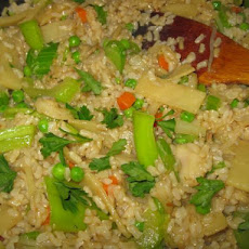 Aromatic Vegetable Fried Rice (Su Cai Chao Fan)