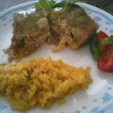Chicken Stuffed with Poblano Peppers