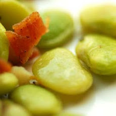 Lima beans with bacon