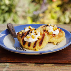 Grilled Arepas with Farmer's Cheese (or Queso Blanco)