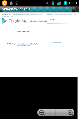 Gplay Dev Console Launcher