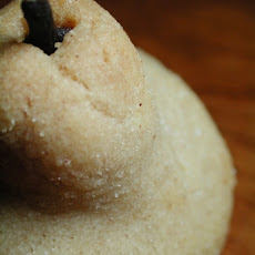 Cinnamon Almond Shortbread Pear