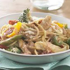 Creamy Tomato and Chicken Spaghetti
