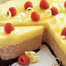 Double-Decker Raspberry and White Chocolate Cheesecake