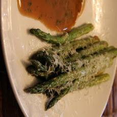 Roasted Asparagus with Brown Butter and Pecorino