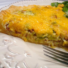 Leek-Bacon-Cheddar Tart