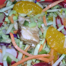 Chinese Chicken Coleslaw Salad