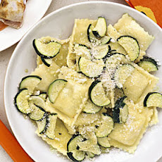 Ravioli with Sautéed Zucchini