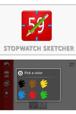 Stopwatch Sketcher