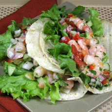 Shrimp Tacos With Crunchy Vegetables