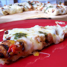 Grilled Sausage and Peppers Pizza