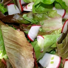 Red Leaf And Radish Salad With Tarragon Vinaigrette