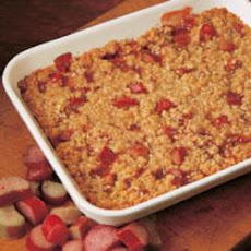 Crumb-Topped Rhubarb