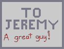 Thumbnail of the map 'To Jeremy: A Tribute'
