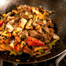 Wild Mushroom and Beef Stir-Fry Recipe