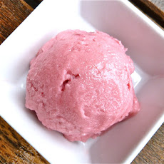 Raspberry Coconut Lime Sherbet