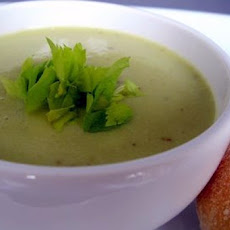 Celery Bisque with Stilton Toasts