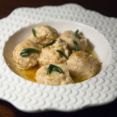 Bread Dumplings with Sage Brown Butter