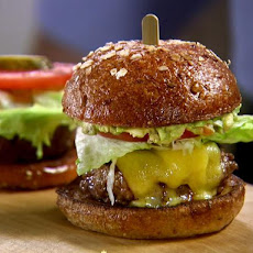 Zesty Garlic Guacamole Burger