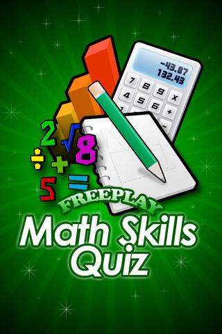 FreePlay Math Skills Quiz