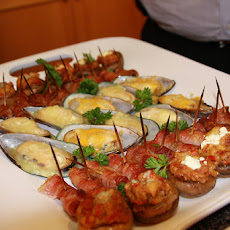 Mussel Stuffed Mushrooms