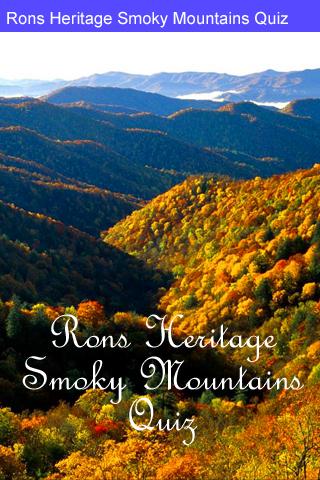 Rons Smoky Mountains Quiz