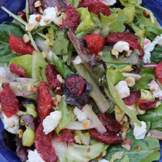 Blood Orange, Fennel, Goat Cheese and Hazelnut Salad