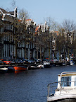 Amsterdam Canal and Townhouses