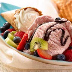 Fruit 'n Cream Sundae Cones
