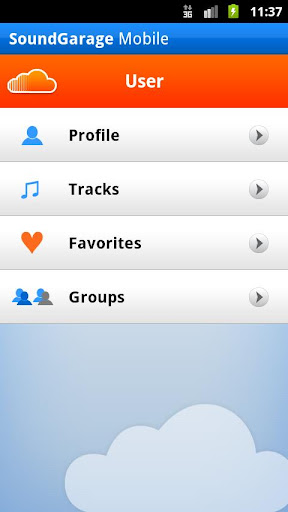 soundgarage-for-soundcloud for android screenshot