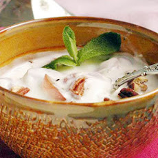 Raita Salad of Red Grapes and Mint