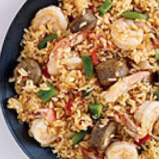 Skillet Shrimp and Sausage