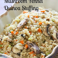 Mushroom Fennel Quinoa Stuffing