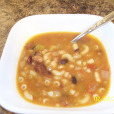 Pasta, Tomato and Lentil Soup