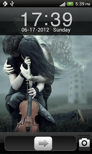 cool-couple-go-locker-theme for android screenshot
