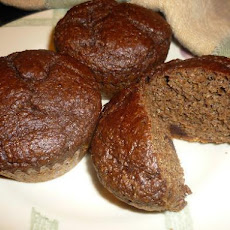 Moist Chocolate Flax Muffins