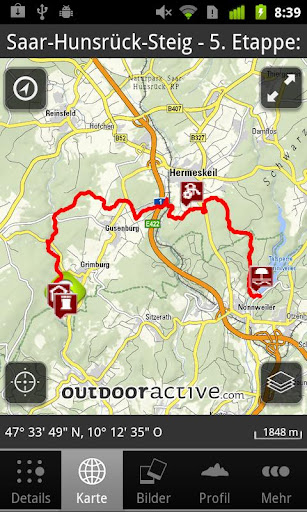 Saarland: Touren - App