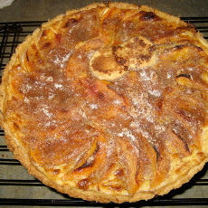 Almond Peach Clafouti
