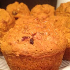 Pumpkin Raisin Muffins Fat Free Dairy Free Egg Free