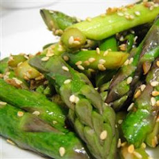 Awesomely Easy Sesame Asparagus