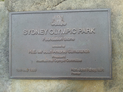 Sydney Olympic Park Foundation Stone 