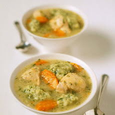 Chicken Soup with Parsley Dumplings