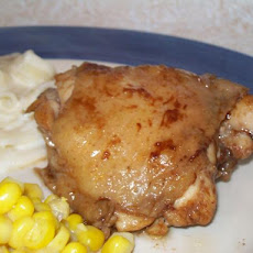 Three-Ingredient Sticky Baked Chicken