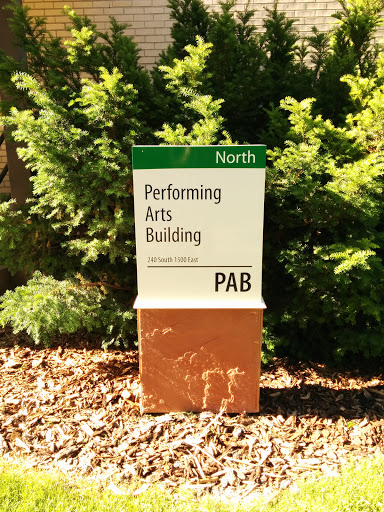 PAB - Performing Arts Building Marker Monument 